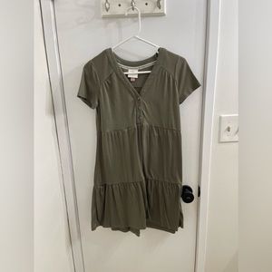 Knox Rose Short Sleeve Henley Dress